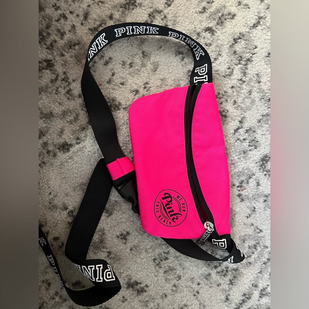 Hot pink fanny pack from pink